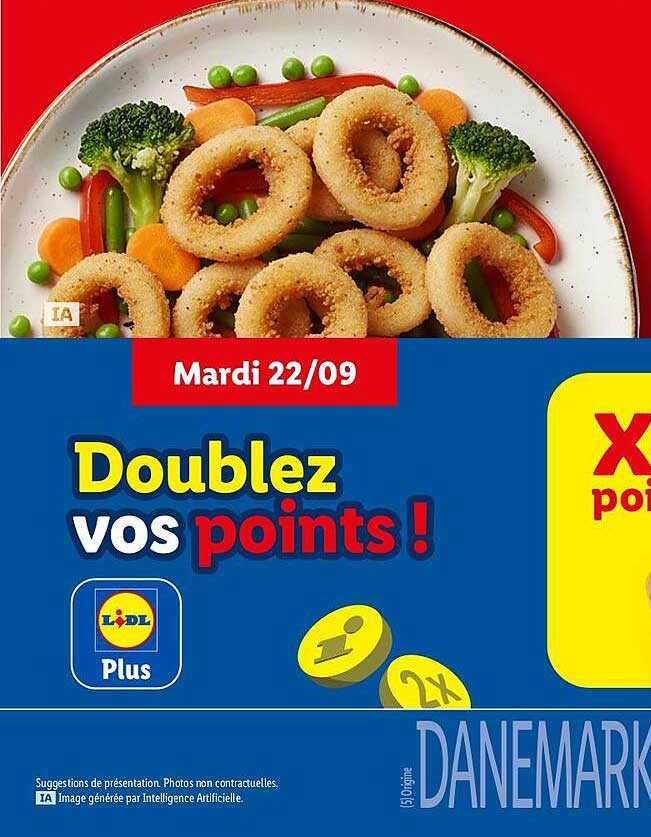 Doublez vos points !