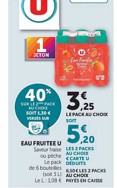 Eau fruitée U