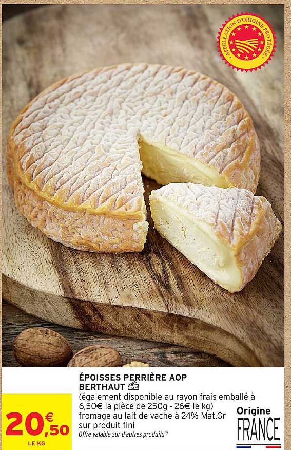 ÉPOISSES PERRIÈRE AOP BERTHAUT