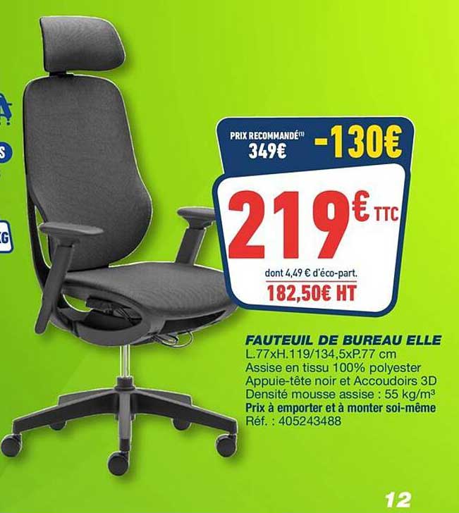 FAUTEUIL DE BUREAU ELLE
