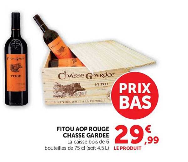 FITOU AOP ROUGE CHASSE GARDÉE