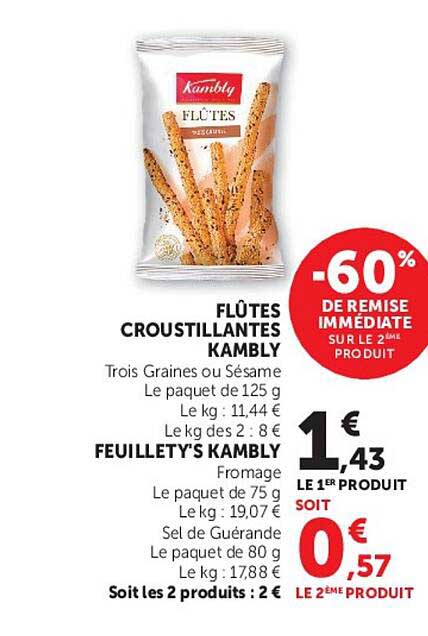 FLÛTES CROUSTILLANTES KAMBLY