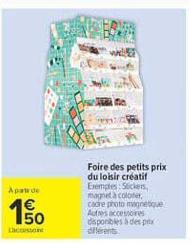Foire des petits prix du loisir créatif