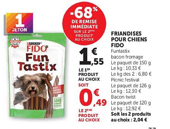 FRIANDISES POUR CHIENS FIDO