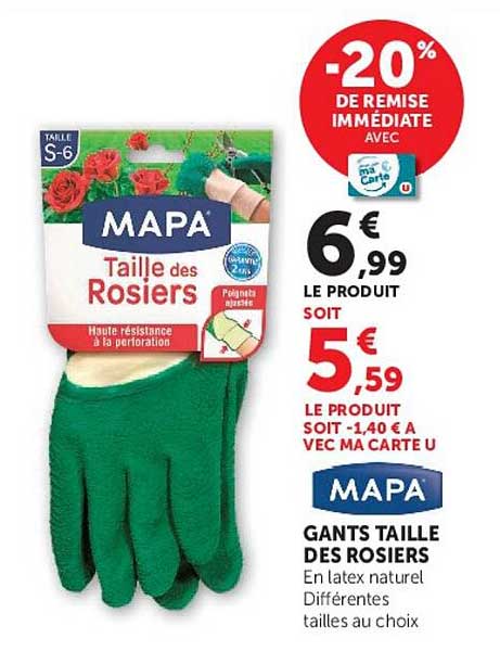 GANTS TAILLE DES ROSIERS