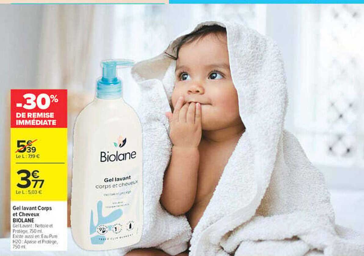 Gel lavant Corps et Cheveux BIOLANE