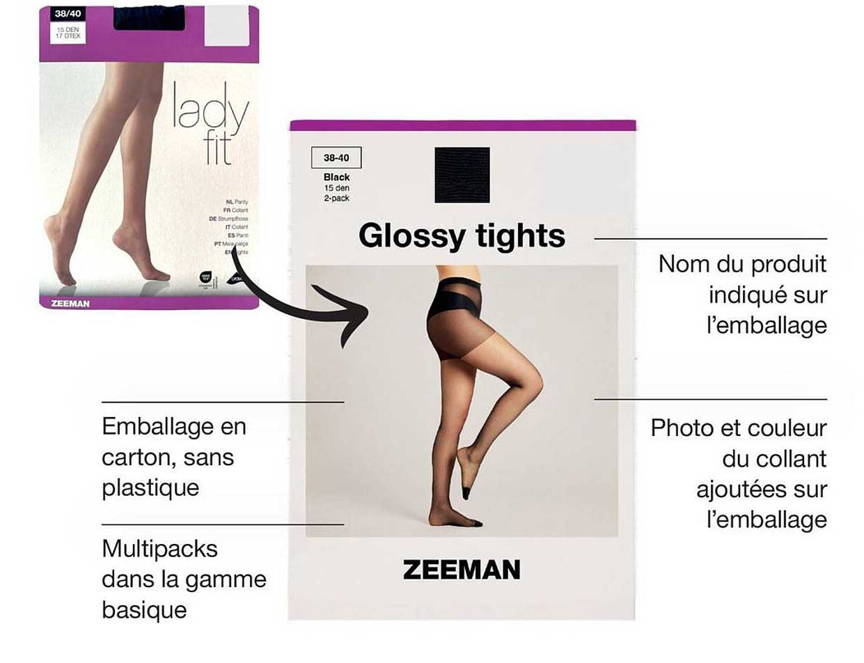 Glossy tights
