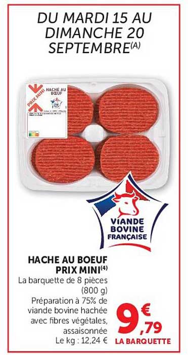 HACHE AU BOEUF PRIX MINI