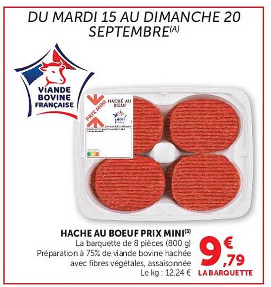 HACHE AU BOEUF PRIX MINI
