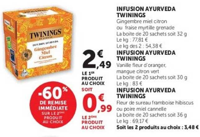INFUSION AYURVEDA TWININGS