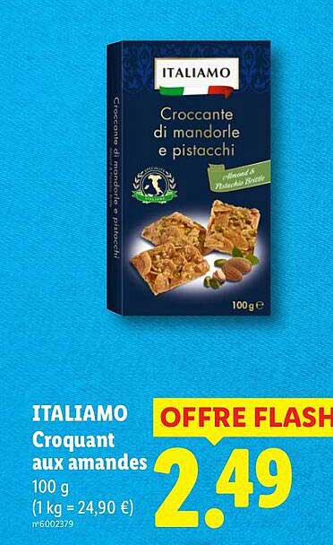 ITALIAMO Croquant aux amandes