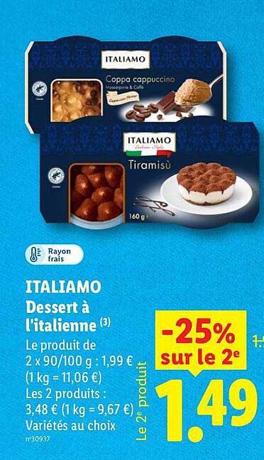 ITALIAMO Dessert à l'italienne (3)