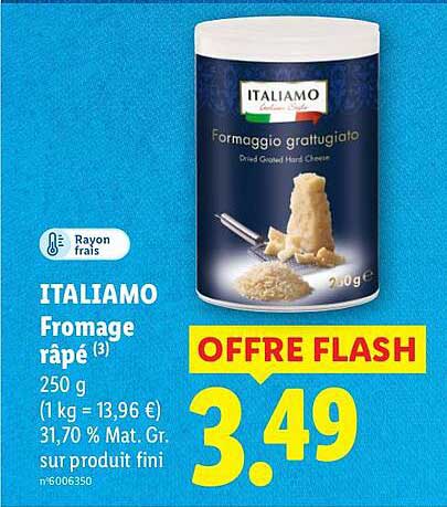 ITALIAMO Fromage râpé