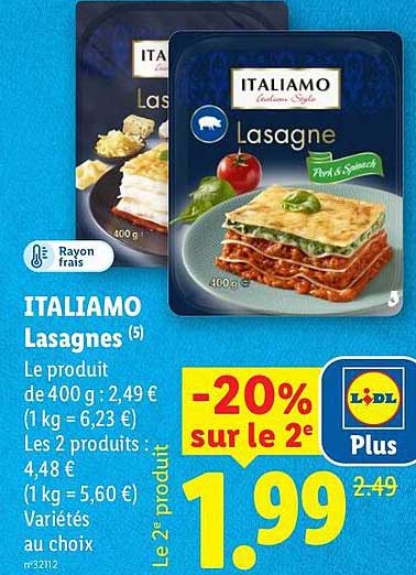 ITALIAMO Lasagnes