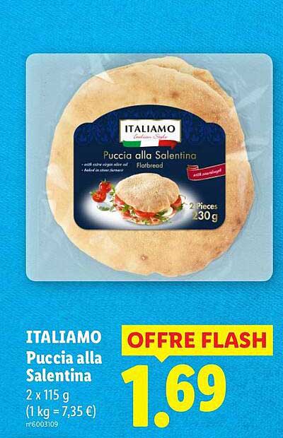 ITALIAMO Puccia alla Salentina
