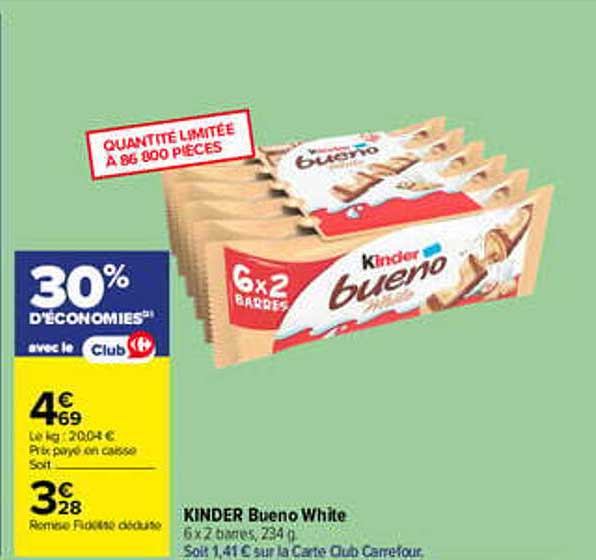 KINDER Bueno White