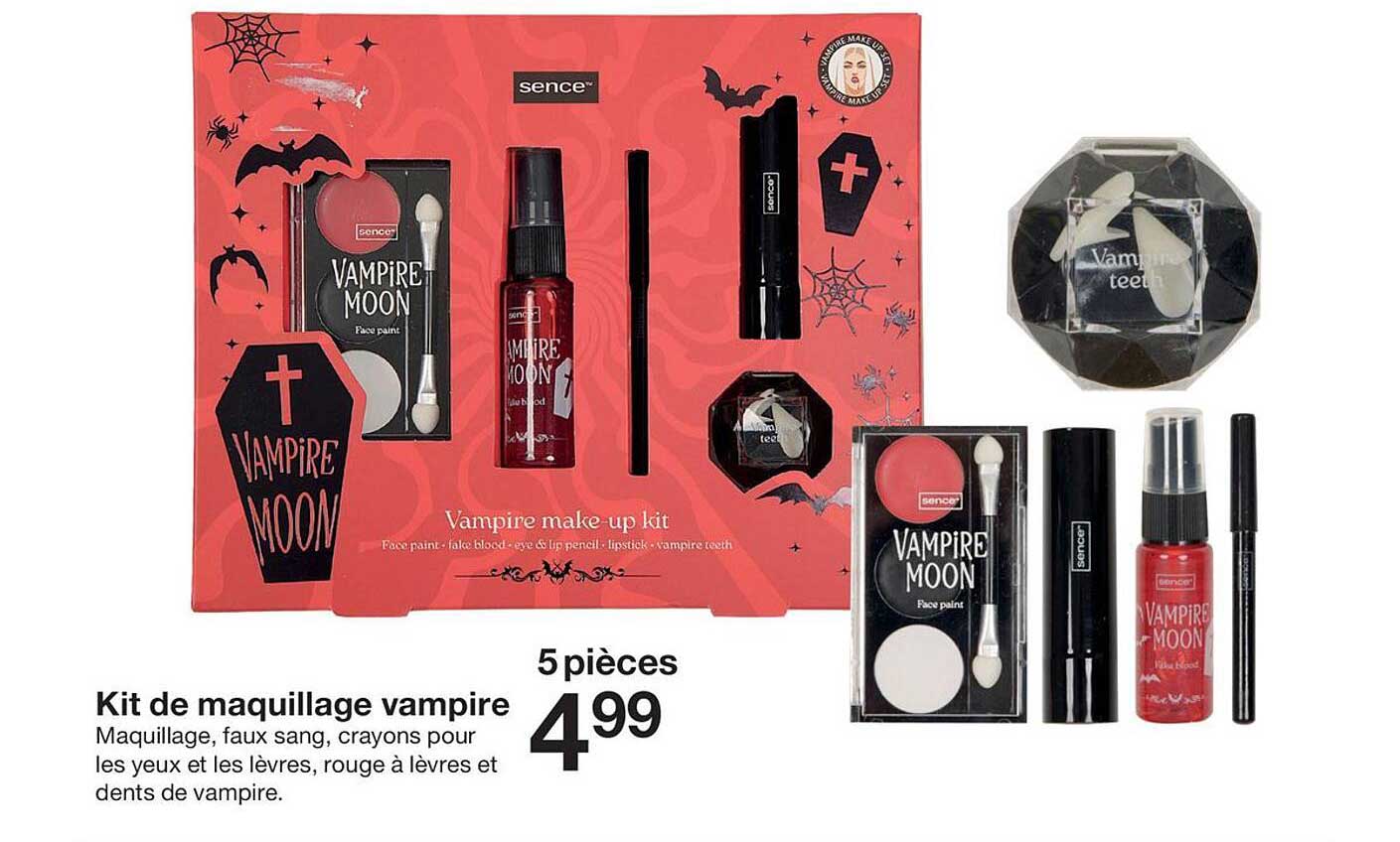 Kit de maquillage vampire