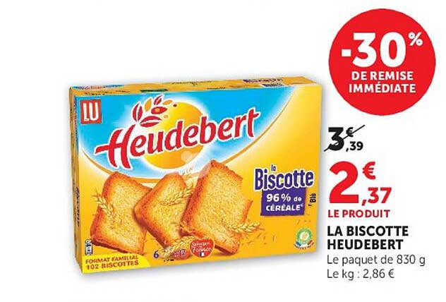 LA BISCOTTE HEUDEBERT