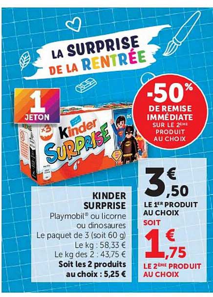 LA SURPRISE DE LA RENTRÉE