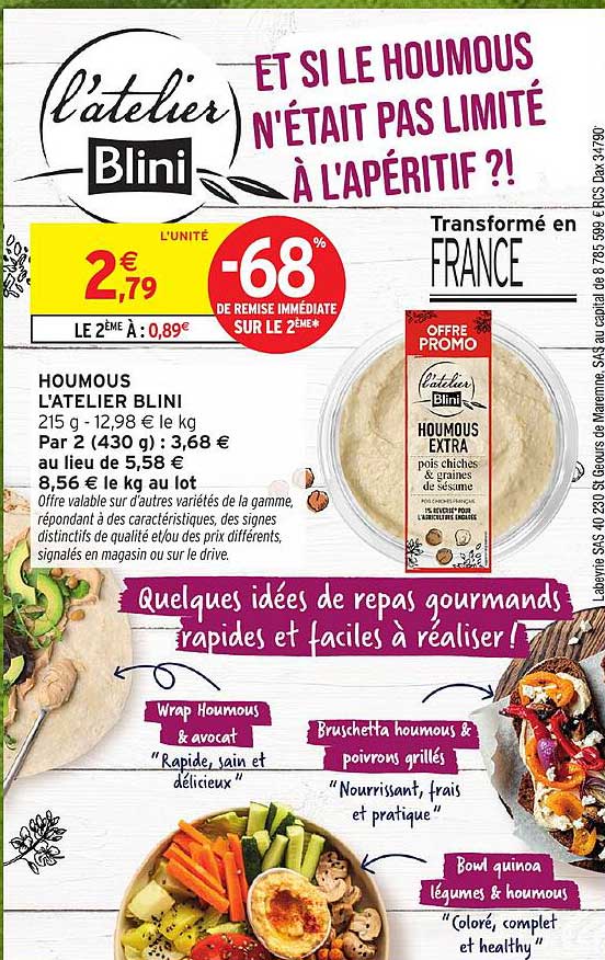 l’atelier Blini HOUmous N’ÉTAIT PAS LIMITÉ À L’APÉRITIF ?!