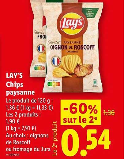 LAY’S Chips paysanne