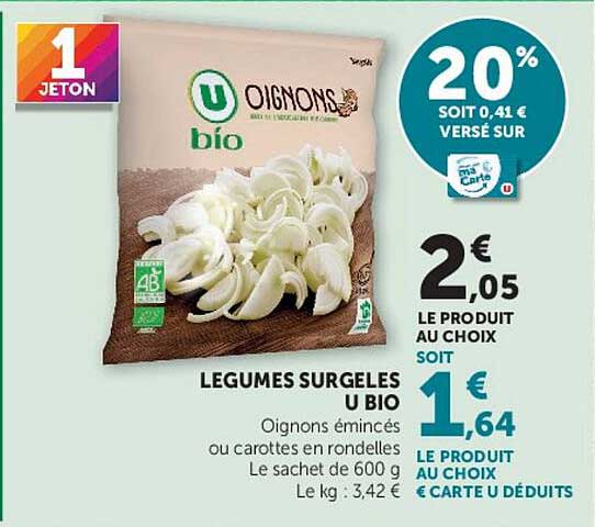 LEGUMES SURGELES U BIO