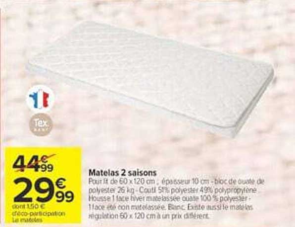 Matelas 2 saisons