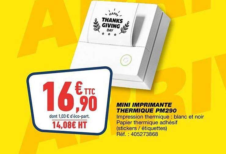 MINI IMPRIMANTE THERMIQUE PM290