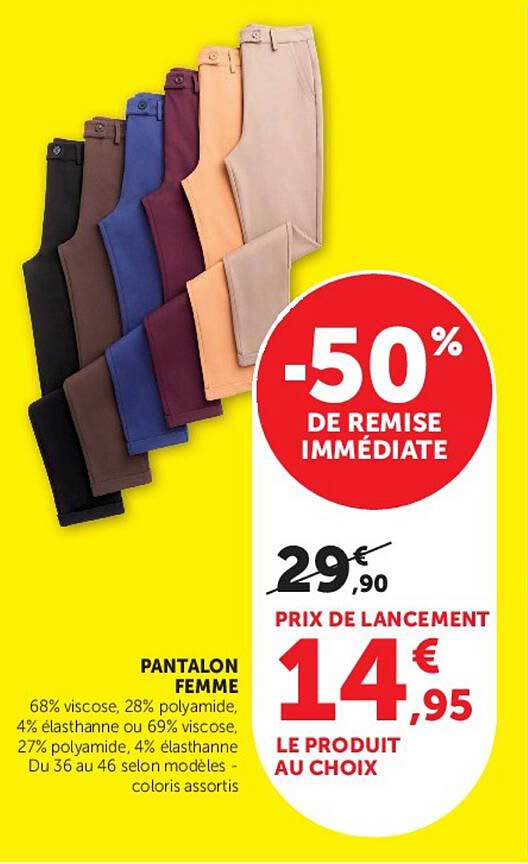 PANTALON FEMME