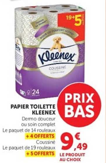 PAPIER TOILETTE KLEENEX