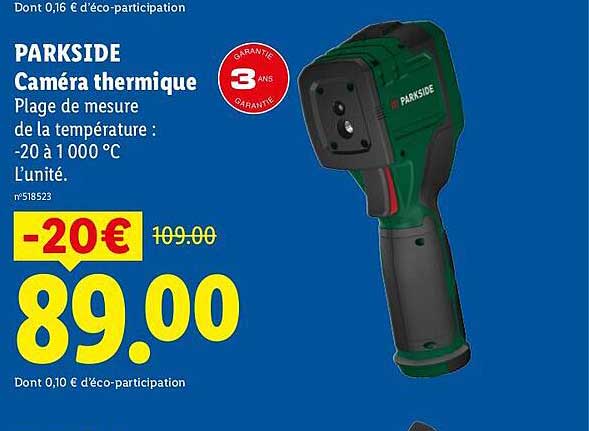 PARKSIDE Caméra thermique