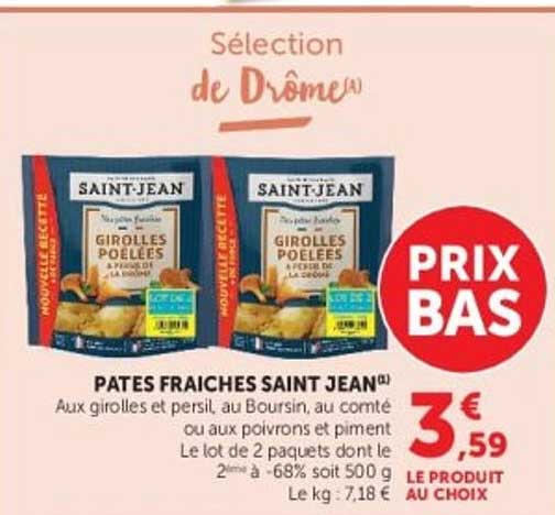 PATES FRAICHES SAINT JEAN