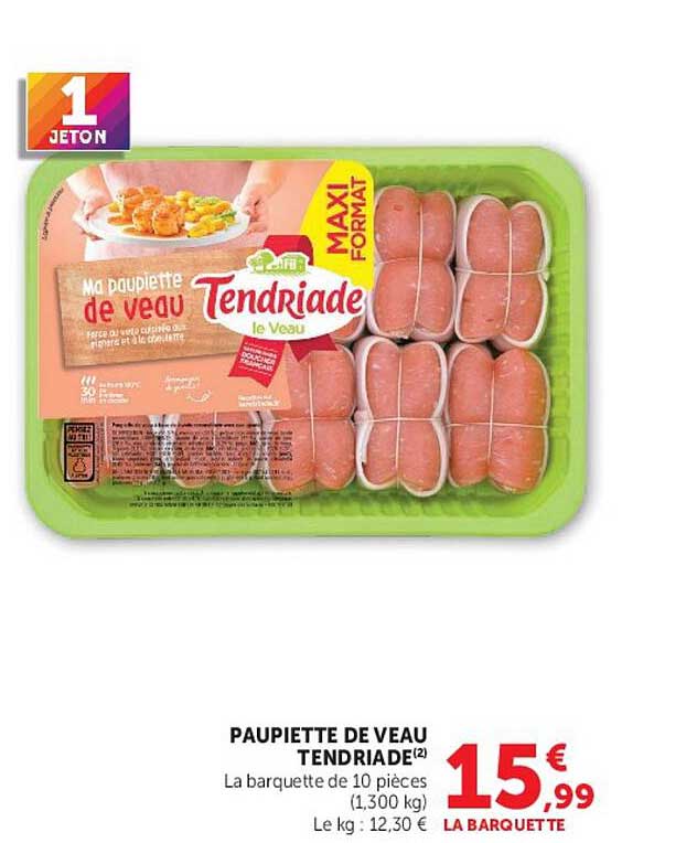 PAUPIETTE DE VEAU TENDRIADE(2)