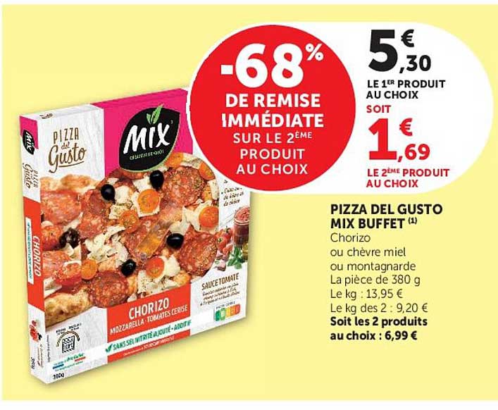 PIZZA DEL GUSTO MIX BUFFET