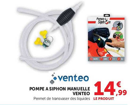 POMPE A SIPHON MANUELLE VENTEO