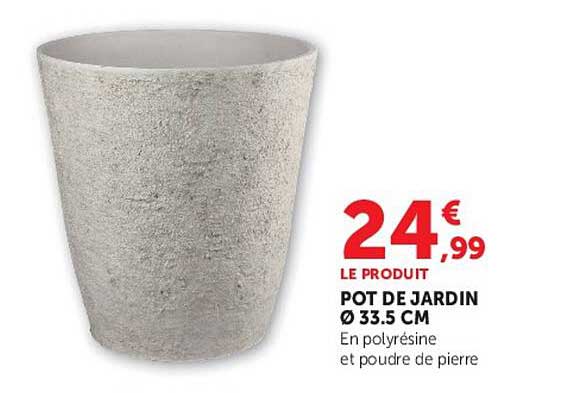 POT DE JARDIN Ø 33.5 CM