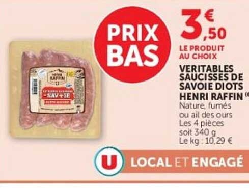 PRIX BAS