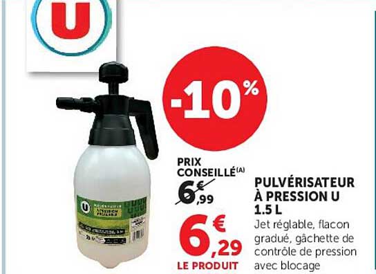 PULVÉRISATEUR À PRESSION U 1.5 L
