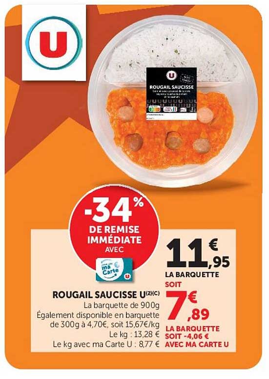 ROUGAIL SAUCISSE U