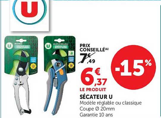 SÉCATEUR U