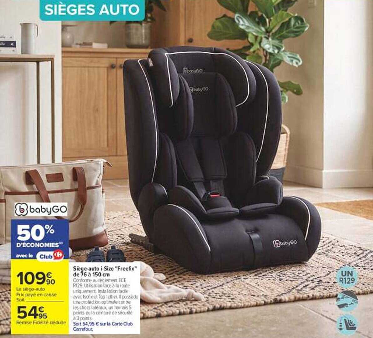 Siège-auto i-Size "Freefix" de 76 à 150 cm
