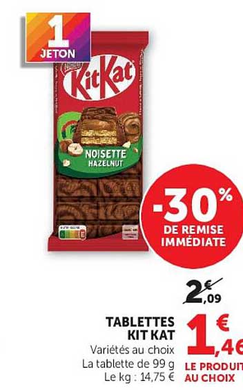 TABLETTES KIT KAT