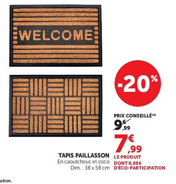 TAPIS PAILLASSON