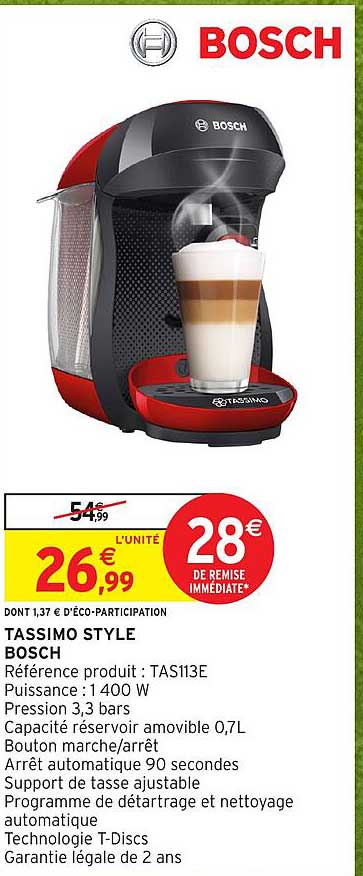 TASSIMO STYLE BOSCH