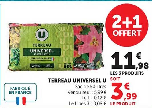TERREAU UNIVERSEL U