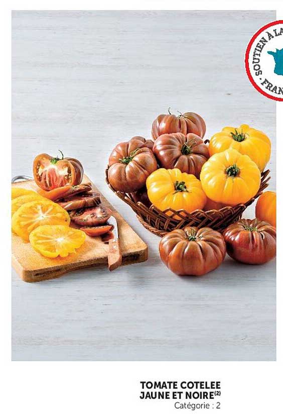 TOMATE COTELEE JAUNE ET NOIRE(2)