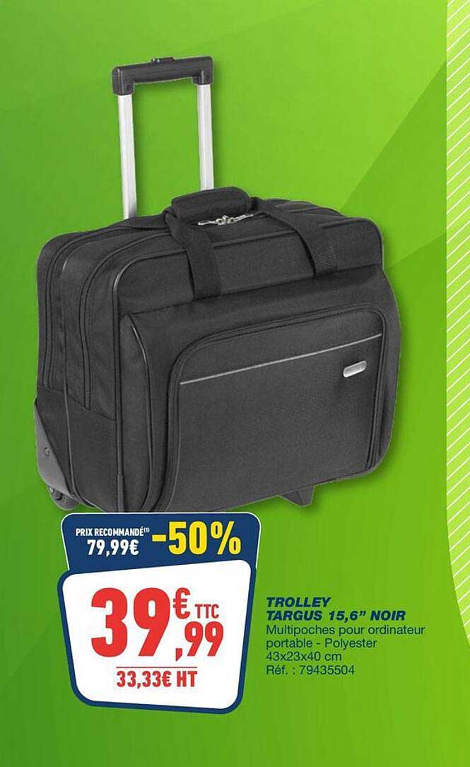 TROLLEY TARGUS 15,6" NOIR