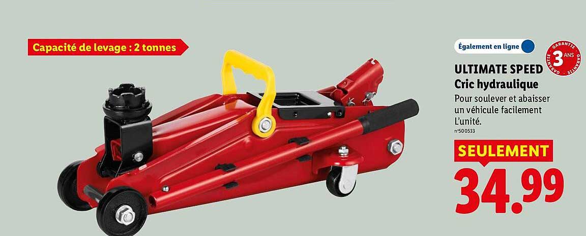 ULTIMATE SPEED Cric hydraulique