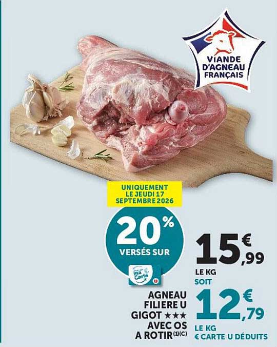 UNIQUEMENT LE JEUDI 17 SEPTEMBRE 2026
