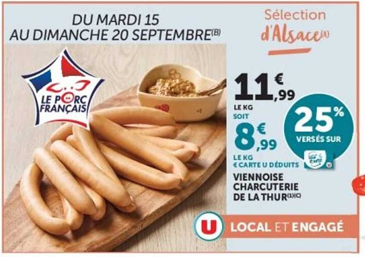 Viennoise charcuterie de la Thur